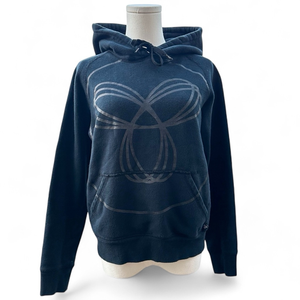 Aritzia TNA Black Long sleeves Hoodie Women Cotton Blend Sz L - Picture 2 of 12